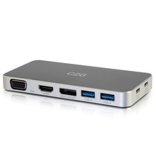 Discontinued - USB-C® 7-in-1 Compact Docking Station with HDMI®, DisplayPort™, VGA and Power Delivery up to 60W