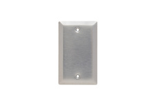 1-Gang 430 Stainless Steel Wall Plate, Blank Box Mounted