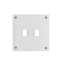 Mighty Mac™ WSP Series 2-Gang 14-Ga Steel Wall Plate, Toggle, White