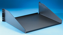 Equipment Shelf - 5.25 H x 17.25 in W x 15.13 in D - black Equipment Shelf - 5.25 H x 17.25 in W x 15.13 in D - black