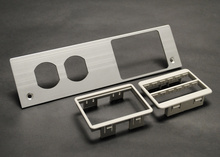 AL241S-HB Lab Bench Work Surface Portal Faceplate AL241S-HB Lab Bench Work Surface Portal Faceplate