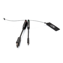 Discontinued - Universal 4K HDMI® Dongle Adapter Ring with Color Coded DisplayPort™ and USB-C®