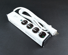 Medical Grade Plug-In Outlet Center Unit  / APPROVED for Patient Care areas / 120V/15A / 4 O/L / 6' cord