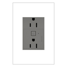 adorne® 15A Smart Outlet with Netatmo Plus-Size, Magnesium