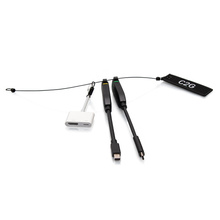 Discontinued - Universal 4K HDMI® Dongle Adapter Ring with Color Coded Mini DisplayPort™, USB-C®, and Lightning