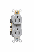 Dust- and Moisture-Resistant Receptacles, 15A, 125V, Gray Dust- and Moisture-Resistant Receptacles, 15A, 125V, Gray