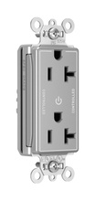 PlugTail® Heavy Duty Spec Grade Plug Load Controllable Receptacle, 20A, 125V, Gray PlugTail® Heavy Duty Spec Grade Plug Load Controllable Receptacle, 20A, 125V, Gray