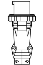 Pin & Sleeve Watertight 100A 3ø 480V Plug Pin & Sleeve Watertight 100A 3ø 480V Plug