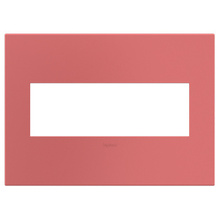 Discontinued - adorne® Hibiscus 3-Gang Screwless Wall Plate