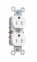 Trademaster® 15A 125V Self-Grounding Tamper-Resistant Duplex Receptacle, White Trademaster® 15A 125V Self-Grounding Tamper-Resistant Duplex Receptacle, White