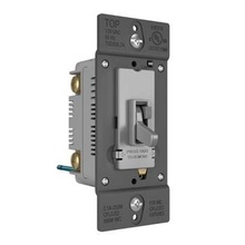TradeMaster® SSL7A-Compliant LED/CFL/Incandescent Single Pole/3-Way Toggle Slide Dimmer, Gray