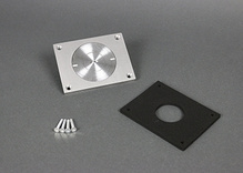Omnibox® Rectangular Aluminum Duplex Cover Plate Omnibox® Rectangular Aluminum Duplex Cover Plate