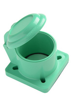 Series 16 Panel-Mount NEMA 3R Flip-Lid Cover, Green Series 16 Panel-Mount NEMA 3R Flip-Lid Cover, Green