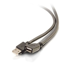 50ft (15.2m) USB-A Male to Female Active Extension Cable - Plenum, CMP-Rated 50ft (15.2m) USB-A Male to Female Active Extension Cable - Plenum, CMP-Rated