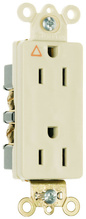 Isolated Ground Heavy Duty Hospital Grade Receptacles, Back and Side Wire, 20A, 250V, Light Almond