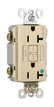 Hospital Grade 20A Tamper-Resistant Duplex Self-Test GFCI Receptacles with SafeLock® Protection, North American-Compliant, Ivory Hospital Grade 20A Tamper-Resistant Duplex Self-Test GFCI Receptacles with SafeLock® Protection, North American-Compliant, Ivory