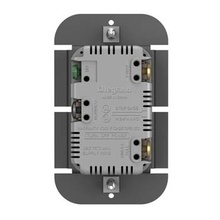 Discontinued - Discontinued - Toggle Slide Dimmer Fluorescent Single Pole/3-Way, 8A, Black