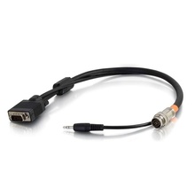 1.5ft (0.46m) RapidRun® VGA (HD15) + 3.5mm Flying Lead 1.5ft (0.46m) RapidRun® VGA (HD15) + 3.5mm Flying Lead