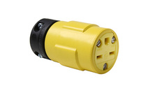 15A, 250V Rubber Dust-Tight Connector, Yellow 15A, 250V Rubber Dust-Tight Connector, Yellow