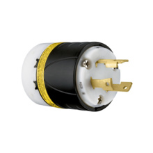 Heavy Duty Ground Continuity Monitoring (GCM) Plug, Black and White