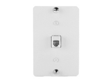 1-Gang 6P6C RJ25 Terminating Wall Phone Plate 1-Gang 6P6C RJ25 Terminating Wall Phone Plate