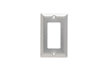 1-Gang 430 Stainless Steel Wall Plate, 1 Decorator Opening