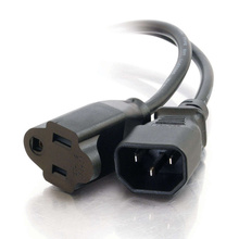 1ft (0.3m) 18 AWG Monitor Power Adapter Cord (IEC320C14 to NEMA 5-15R) (TAA Compliant) 1ft (0.3m) 18 AWG Monitor Power Adapter Cord (IEC320C14 to NEMA 5-15R) (TAA Compliant)