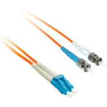 16.4ft (5m) LC-ST 50/125 OM2 Duplex Multimode Fiber Optic Cable - Plenum CMP-Rated - Orange 16.4ft (5m) LC-ST 50/125 OM2 Duplex Multimode Fiber Optic Cable - Plenum CMP-Rated - Orange