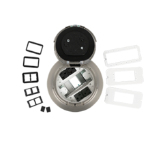 6IN PREWIRED SURF STYLE ASSEMBLY SN SATIN NICKEL 6IN PREWIRED SURF STYLE ASSEMBLY SN SATIN NICKEL
