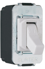 Despard Toggle Switch Screw Terminal, White