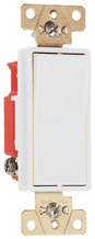 20A 120V/277V Specification Grade 3-Way Decorator Paddle Switch, White 20A 120V/277V Specification Grade 3-Way Decorator Paddle Switch, White