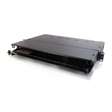 Discontinued - 1u 3-Panel Rackmount Fiber Optic Enclosure (TAA Compliant)