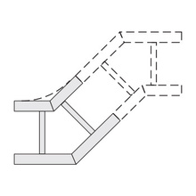 Ld-7625-9036-24 Fg 90 Horz Elbow 36''R 24''W