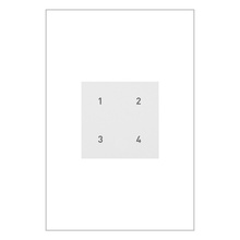 adorne® Wireless Smart Scene Controller with Netatmo, White