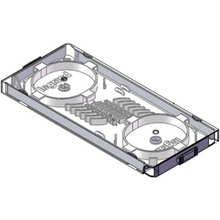 Compact Splice Tray Kit, Fusion Splice Single Fiber - 12 Fiber (For Q-Series Wall Mount Enclosures Only) Compact Splice Tray Kit, Fusion Splice Single Fiber - 12 Fiber (For Q-Series Wall Mount Enclosures Only)