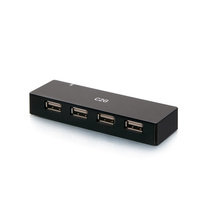 4-Port USB-A Hub with 5V 2A Power Supply 4-Port USB-A Hub with 5V 2A Power Supply