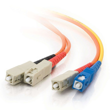 Discontinued - 9.8ft (3m) SC/SC 62.5/125 Mode-Conditioning Fiber Optic Patch Cable - Orange