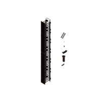 Mighty Mo® 20 Vertical Manager with Cover - 6 in W x 8.62 in D for 7 ft MM20 racks Mighty Mo® 20 Vertical Manager with Cover - 6 in W x 8.62 in D for 7 ft MM20 racks