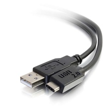 6ft (1.8m) USB 2.0 USB-C to USB-A Cable M/M - Black