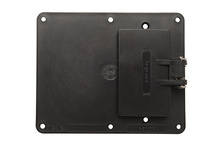 2-Gang Industrial Grade 1-GFCI, 1-Blank Portable Outlet Cover Plate, Black 2-Gang Industrial Grade 1-GFCI, 1-Blank Portable Outlet Cover Plate, Black