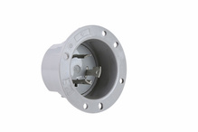 30A NEMA L630 Flanged Inlet, Gray 30A NEMA L630 Flanged Inlet, Gray