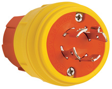 Turnlok® SteriGuard™ Antimicrobial Plug, 20A 3Ø480V, 3-Pole/4-Wire, IP65 NEMA 4X/6P, NEMA L15-20P, Yellow Turnlok® SteriGuard™ Antimicrobial Plug, 20A 3Ø480V, 3-Pole/4-Wire, IP65 NEMA 4X/6P, NEMA L15-20P, Yellow
