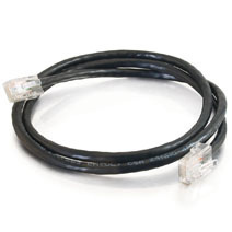 Q-Series Patch Cords, CAT6, Non-Booted, Black, 7 FT Q-Series Patch Cords, CAT6, Non-Booted, Black, 7 FT