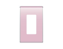 Discontinued - Discontinued - 1-Gang Studio Wall Plate, Cameo Pink