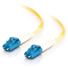 Discontinued - 29.5ft (9m) LC-LC 9/125 OS2 Duplex Single-Mode Fiber Optic Cable - Yellow
