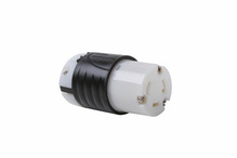 30A NEMA L530 Connector - Black Back, White Front Body 30A NEMA L530 Connector - Black Back, White Front Body