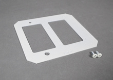 Evolution 8AT Series Crestron Double Gang Plate Evolution 8AT Series Crestron Double Gang Plate
