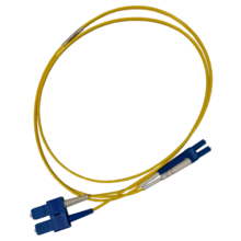 Infinium Ultra LC to SC Duplex Patch Cord, 2mm, OS2 Yellow, Plenum , 1 Meter Infinium Ultra LC to SC Duplex Patch Cord, 2mm, OS2 Yellow, Plenum , 1 Meter
