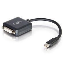 8in Mini DisplayPort™ Male to Single Link DVI-D Female Adapter Converter - Black 8in Mini DisplayPort™ Male to Single Link DVI-D Female Adapter Converter - Black