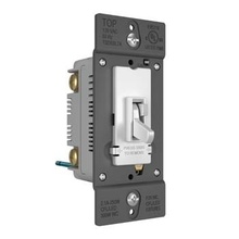 TradeMaster® SSL7A-Compliant LED/CFL/Incandescent Single Pole/3-Way Toggle Slide Dimmer, White TradeMaster® SSL7A-Compliant LED/CFL/Incandescent Single Pole/3-Way Toggle Slide Dimmer, White